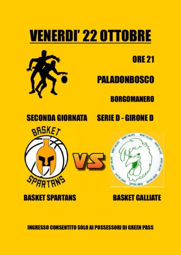 SPARTANS - BASKET GALLIATE