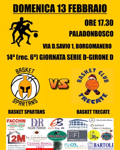 SPARTANS - BASKET CLUB TRECATE