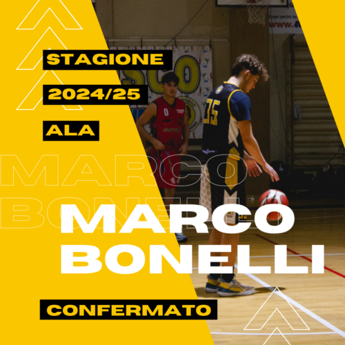 ANCORA CON NOI: MARCO BONELLI